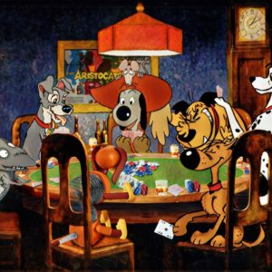 PERROS JUGANDO AL POKER